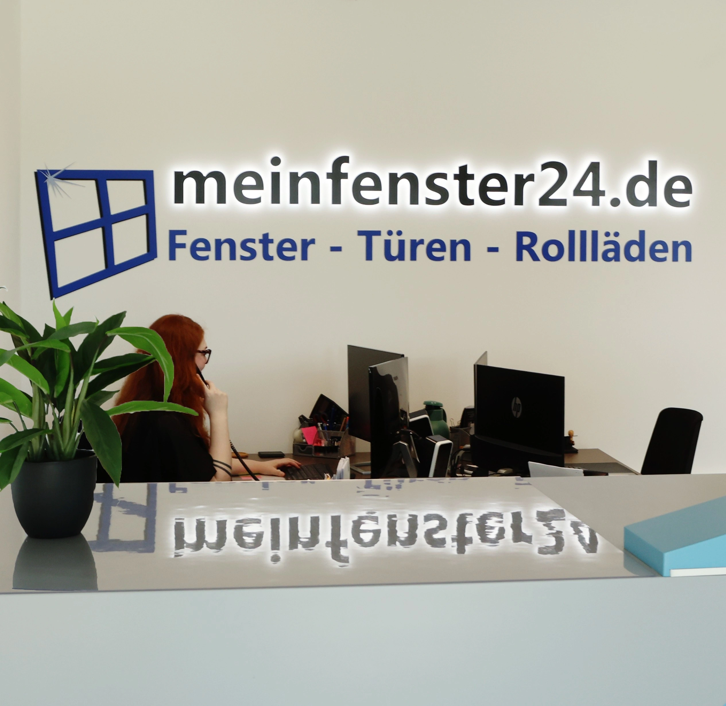 Eingangsbereich von meinfenster24 in Apensen