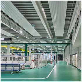 Showrom für Maschinen