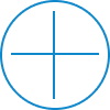 Icon eins runden Fensters