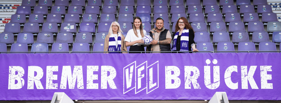 Foto von meinfenster24 und dem VfL Osnabrück im Stadion Bremer Brücke, Rechte des Fotos beim VfL Osnabrück.